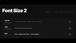 Thumbnail: FONT SIZE 2 — 12px to 96px Typography Visual Scale | HTML & CSS Project @codesgirl96