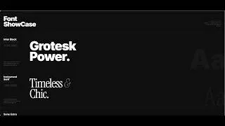 Thumbnail: Font Family Showcase 2 — 6 Modern Fonts for Web, UI, Branding & Creative Design @codesgirl96