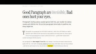 Thumbnail: Paragraph Styling Case 2 with HTML & CSS | Typography Practice Project @codesgirl96