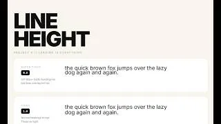 Thumbnail: Line Height in CSS | Complete Typography Guide | HTML & CSS Project -  8 with me @codesgirl96