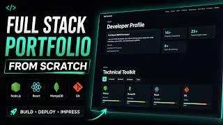 Thumbnail: 🔥Master MERN by Building a Full Stack Portfolio Website!!
