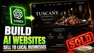 Thumbnail: I Built This Website With AI… Then Sold It 🤑