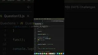 Thumbnail: JavaScript Quiz (Question 13.1)#JavaScript #JavaScriptTips #JavaScriptTutorial  #Coding