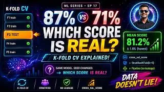 Thumbnail: Your Model Got 87% Accuracy… Change the Seed & It Drops to 71%. Why?