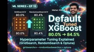 Thumbnail: I Tuned My XGBoost and Gained 8% Accuracy — Here's How | Hyperparameter Tuning EP 15