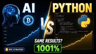 Thumbnail: I Rebuilt the CoinQuant AI BTC Strategy in Python [Free Code]
