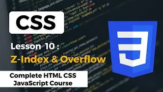 Thumbnail: Z-Index & Overflow Property | Complete HTML CSS JavaScript Course