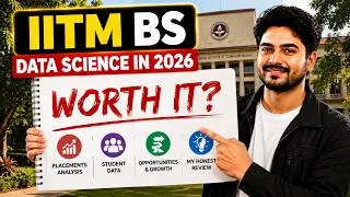 Thumbnail: IITM BS Degree 2026 Review | Placements, Student Data, Opportunities & My Honest Opinion