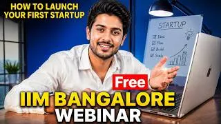 Thumbnail: FREE Startup Webinar by IIM Bangalore | Live Q&A session | Don't Miss This