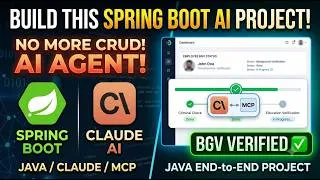 Thumbnail: Automated Background Verification with AI 😳 (Spring Boot + Claude MCP)