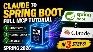 Thumbnail: Connect Claude to Spring Boot in 3 Steps! (MCP Tutorial)