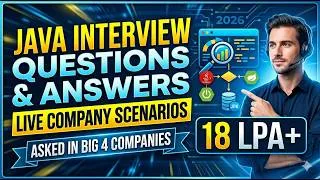 Thumbnail: Java Interview Questions and Answers: Live Company Scenarios (2026)