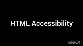 Thumbnail: Accessibility in Web | HTML #accessbility #html