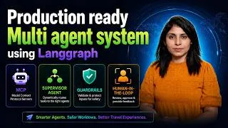 Thumbnail: Production-Ready Multi-Agent AI System with LangGraph | Supervisor Agent + Guardrails + HITL |Part 3