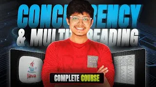 Thumbnail: 🧵 Concurrency & Multithreading COMPLETE Crash Course | All you need to know for any LLD Rounds ‼️