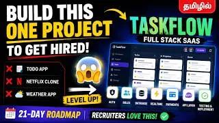 Thumbnail: Build THIS ONE Project to Get Hired! [தமிழில்] | Full Stack SaaS PortfolioFull stack developer