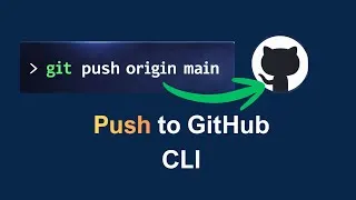 Thumbnail: How to Push Your Project to GitHub Using CLI (Beginner Friendly)