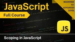 Thumbnail: JavaScript Scope Explained 🔥 | Global, Function & Block Scope | JavaScript Full Course 2025