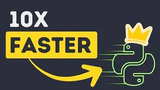 Thumbnail: Make Your Python Code 10x Faster (7 Simple Fixes)