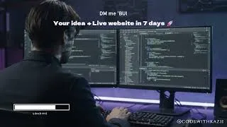 Thumbnail: How I Build Modern Web Apps (Full-Stack Developer Intro)