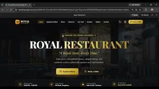 Thumbnail: Royal Restaurant   Google AI Studio   Google Chrome 2026 08 10 22 34 56