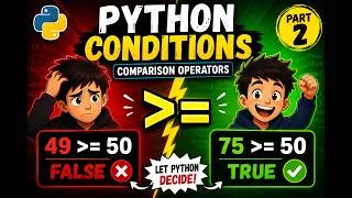 Thumbnail: Learn Python If Elif Else in 5 Minutes   Python Conditions for Kids & Beginners (Part 2)