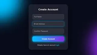 Thumbnail: Login Form In HTML & CSS | Glass Login Form
