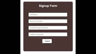 Thumbnail: Create a Responsive Sign Up Form Using HTML & CSS | Beginner Friendly