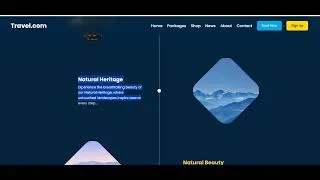 Thumbnail: Modern Travel Website Design | HTML CSS JavaScript | Responsive Travel Agency Website #html #css #js