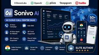 Thumbnail: Sonivo AI Cloud Call Center SaaS | ElevenLabs, OpenAI, Twilio & Plivo