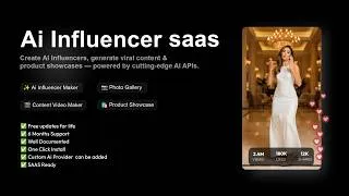 Thumbnail: AI Influencer SaaS — Create Viral Reels & Product Videos in Minutes Without Skills