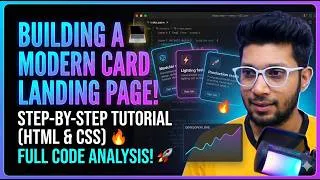 Thumbnail: Code a Premium SaaS Hero Section with Interactive Hover Cards | CSS Tutorial