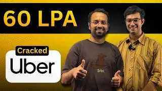 Thumbnail: From Student to UBER Engineer 🚀 | Complete Placement Journey & Interview Experience
