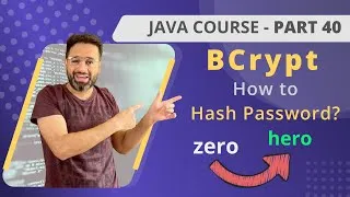 Thumbnail: How to hash passwords using #bcrypt in #java