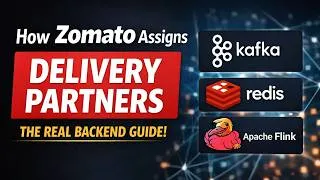 Thumbnail: How Zomato Assigns Delivery Partners (Real Backend System Explained!)