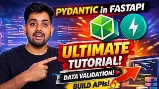 Thumbnail: FastAPI Pydantic In-Depth Tutorial | Data Validation, Models & Real-World API Examples
