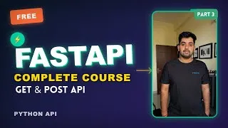 Thumbnail: FastAPI GET vs POST 🔥 Query Parameters Explained Simply