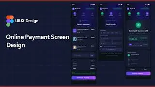 Thumbnail: Payment Screen UI Design in Figma | From Scratch to Polished (Part 1)