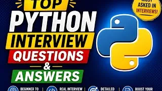 Thumbnail: Top 15 Python Interview Questions and Answers #python #coding #interview 