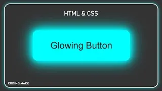 Thumbnail: Glowing Button with HTML and CSS