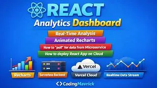 Thumbnail: How to create a Dashboard in REACT using Recharts | Real Time Analytics | React From Zero to Cloud