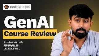 Thumbnail: Coding Ninjas GenAI Course Review | IBM Advanced Certification, Curriculum, Fees & Placements
