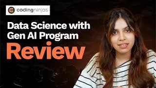 Thumbnail: Coding Ninjas Data Science with GenAI Review | Placements, Curriculum, Projects & more