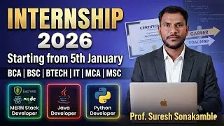 Thumbnail: Top Internship Program 2026 | BCA | BSc | BTech | MCA | MSc