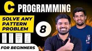 Thumbnail: C_08 One trick to solve any pattern problem | Patterns in C language | C Kickstart