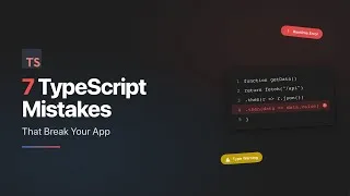 Thumbnail: You're Using TypeScript Wrong (7 Patterns to Avoid)