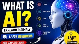 Thumbnail: What is Artificial Intelligence | Complete Beginner's Guide | AI Course