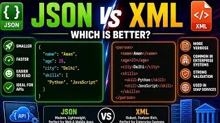 Thumbnail: JSON vs XML | Which One Should You Use?