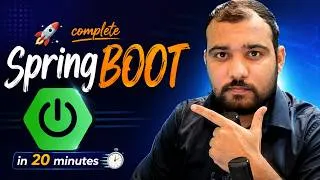 Thumbnail: Spring Boot All Topics Explained in 20 Minutes 🚀