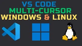 Thumbnail: How to Use VSCode Multi-Cursor on Windows and Linux (Supercharge Your Editing!)